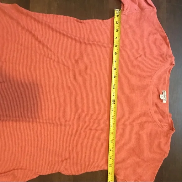 [Merona] $1 BUNDLE Coral Ribbed Top - Picture 6 of 6
